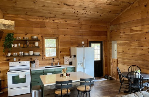 Lynn Garden Cabin | Serene Cabin on 400 acres, deep in woods w/a pond. Perfect for 2, can sleep 8