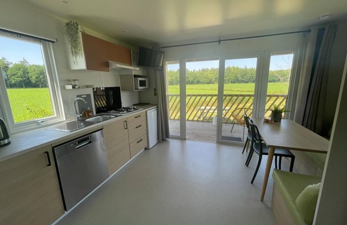 Schoonloo House | Serene chalet in Schoonloo with patio