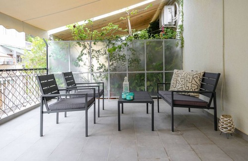 Athens Apartment | Serene City Hideaway with Balcony & Modern Comfort