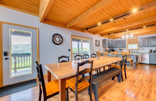 McHenry Ski Chalet | Serenity Sunsets! 2.8miles to WISP, hot-tub, pets