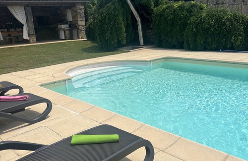 Lacapelle-Segalar House | Set of 3 stone houses with heated pool for 12persons