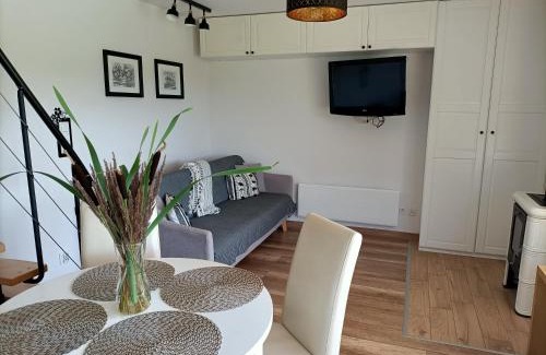 Przywidz House | Siedlisko Dwa Żurawie - Uroczy domek nad stawem, z kominkiem, obok konie