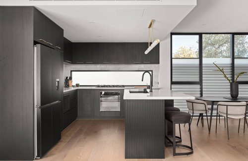 Rosanna House | Sierra Rose - The contemporary townhouse situated to the rear of a boutique complex of three.