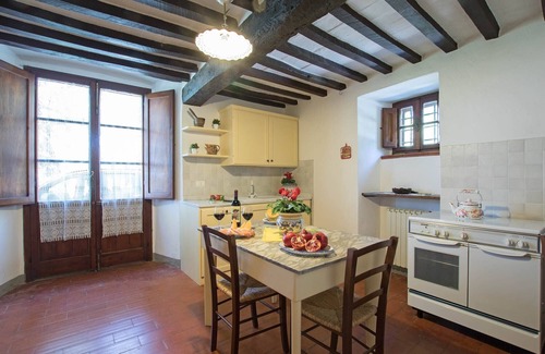 Casorbica-Salcotto Villa | Silvestro, 3 bedroom converted church villa with pool in vineyard 3K to Cortona