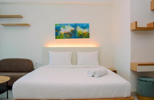 Pekayon Jaya Apartment | Simple Studio Apartment at Grand Kamala Lagoon By Travelio