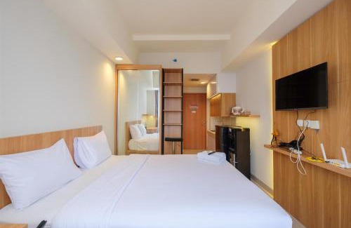 Pondokcina Apartment | Simply Design Studio Room Evenciio Margonda Apartment By Travelio