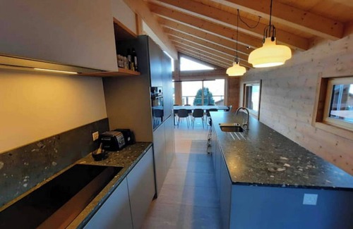Saint-Pierre-de-Clages Ski Chalet | Ski in/out Chalet with breathtaking view of the slopes