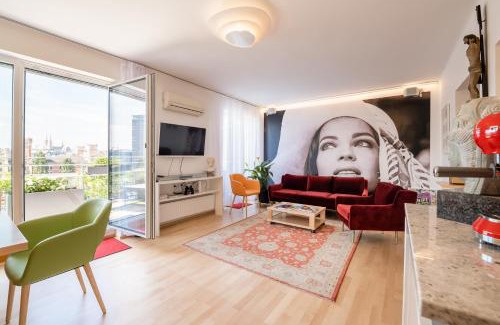 Leopoldstadt Apartment | Skyflats Vienna Ring View
