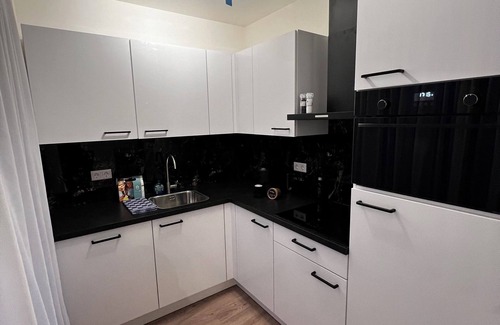 Goirle Apartment | Sleek apartment with parking, fast WiFi, and garden access near cultural spots. Sleeps four.