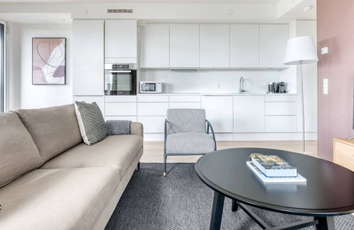 Vesterbro Apartment | Sleek Carlsberg Byen 2BR w/ Courtyard, near Enghave Pl., by Blueground