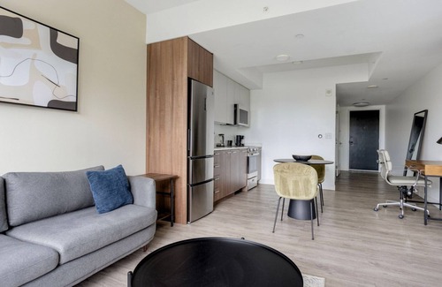 Central Square Apartment | Sleek Central Square 1BR w/Gym, W/D & Roof, near T, by Blueground