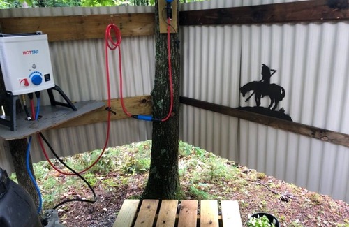 Ironto RV Rental | Sleep under the trees in a Native American Tipi - off-grid glamping experience!