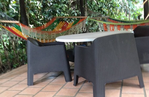 Savegre House | Slice Of Paradise, Bungalow for 2, full kitchen & bath, king bed, AC, & gazebo
