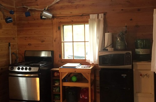 Shevlin Cabin | Small Rustic cabin at the Black Lantern Resort