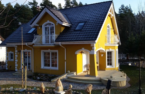 Swieta Lipka Apartment | Small yellow villa in Masuria (apartment WEST in the attic)