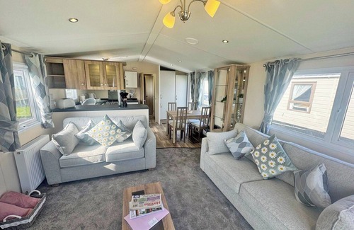 Aldbrough House | Smart, modern two bedroom caravan, perfect for couples and families alike.