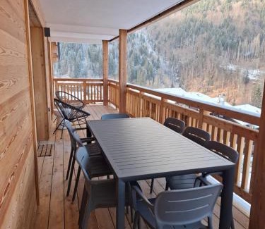 Saint-Jean-dʼAulps Apartment | Snow Roc Mountain View