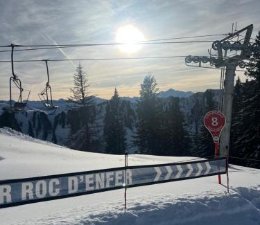 Saint-Jean-dʼAulps Apartment | Snow Roc Mountain View