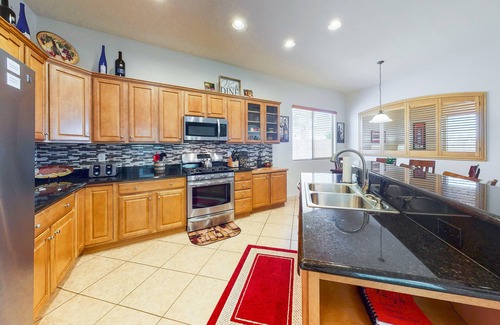 Quail Crossing House | Snowbird-friendly home with fast WiFi, central AC, and private pool