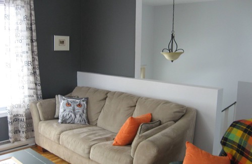 Saint-Henri-de-Taillon House | Snowmobile paradise, sandy beach, crystal clear water and comfort assured.