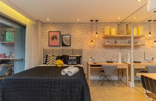 Brooklin Paulista Apartment | Solenn Studio - Varanda, Vaga e Ar no Brooklin