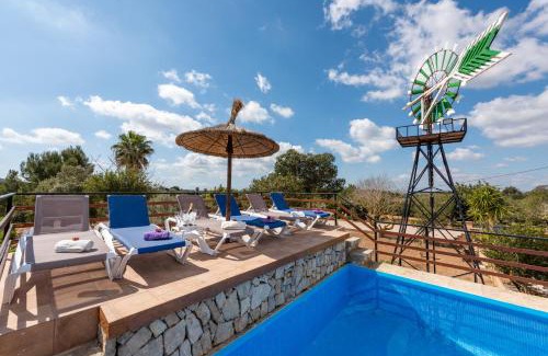 Felanitx House | Son Vorera, situada en una colina, con piscina.