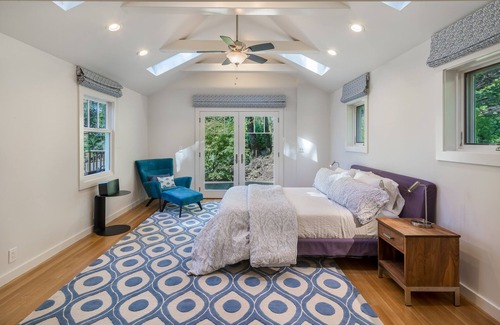 Santa Rosa House | Sonoma County Escape with pool, fire pit, bocce ball, gym