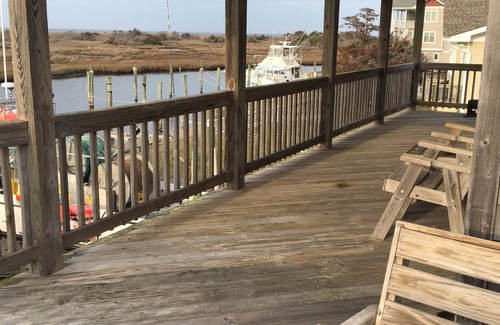 Hatteras Cottage | Soundfront Property With Gorgeous Sunsets And Easy Access For Water Sports!