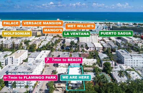 Flamingo/Lummus Apartment | South Beach Steps to Ocean Drive with Free Parking