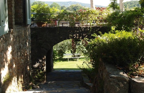 Monoblet House | South of France (Cévennes),a 16th Century hamlet surrounded by rolling countryside, property of 32ha crossed by a river, swimming pool, tennis