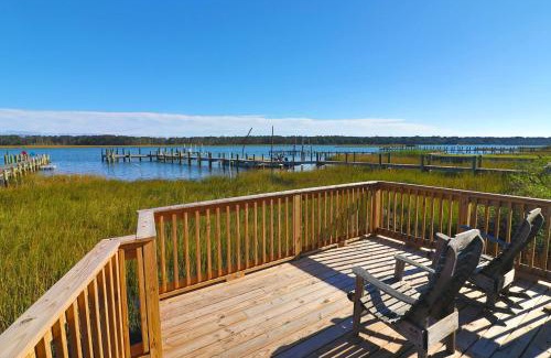 Piney Island House | Southern Exposure - Waterfront with boat dock!