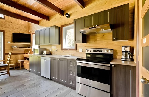 Saint-Hermenegilde Ski Chalet | Spa Nature Estrie