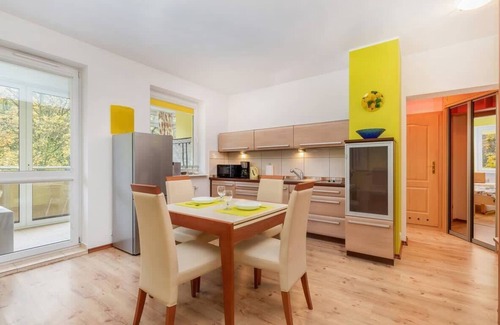 West Pomeranian Voivodeship Apartment | Spacerowa 2 | Lemon and Wooden Apartment | Balcony
