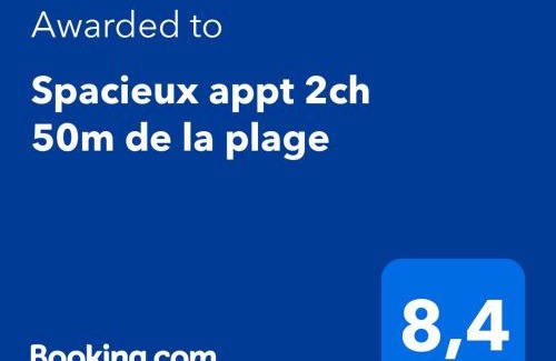 Bain Boeuf Apartment | Spacieux appt 2ch 50m de la plage
