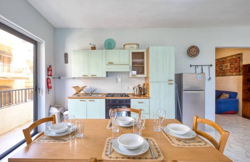 Marsalforn Apartment | Spacious 2BR with Nature Views & Balcony BBQ, Gozo