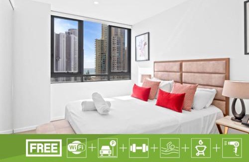 Surfers Paradise Apartment | Spacious and Modern 2 Bedroom Apartment in Paradise