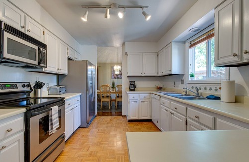Aurora House | Spacious Aurora Retreat w/Game Room + Hot Tub!
