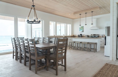 Rokers Point House | SPACIOUS BEACHFRONT HOME! A vacation to treasure! Sandy beach, pool, hot tub.