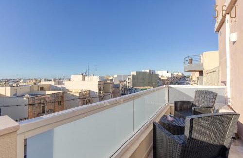Fgura Apartment | Spacious & Cosy 3BR Apt with Private Balconies by 360 Estates
