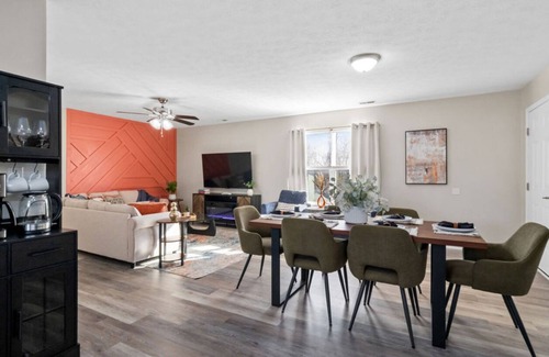 Burlington Apartment | Spacious & Cozy Upstairs Apartment with King Beds and Smart TVs in Every Room
