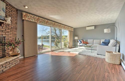Delton House | Spacious Delton Home with Fire Pit and Lake Views