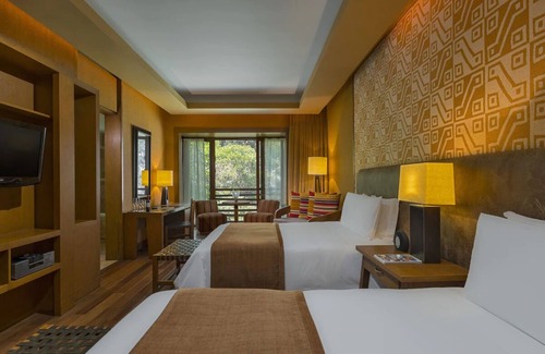 Maras Hotel | Spacious Deluxe 2 Queen Room w/Balcony | Free Parking | Onsite Pools & Spa