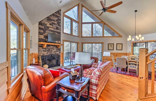 Ellijay House | Spacious Ellijay Resort Home with Hot Tub!