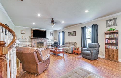 Elizaville House | Spacious Ewing Retreat with Game Room and Fireplace!
