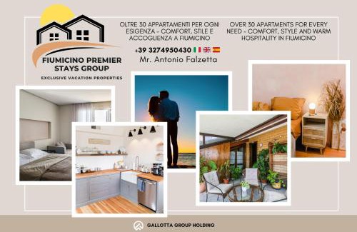 Isola Sacra Apartment | Spacious Family Apartment - Green & Near Airport - Self Check-In