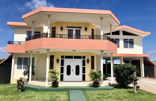Aguadilla Villa | Spacious Family Villa with private pool and A/C, 15 minutes to local beaches.