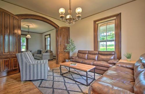 Janesville House | Spacious Farmhouse on 200 Acres Along the River