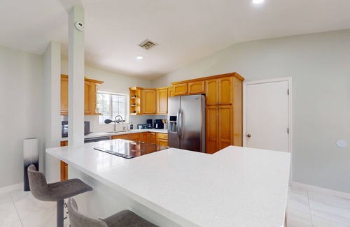 Lauderhill House | Spacious home with enclosed yard , fire pit and playground