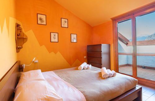 Barzio Apartment | Spacious mountain view attic apartment