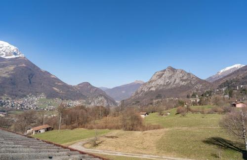 Barzio Apartment | Spacious mountain view attic apartment